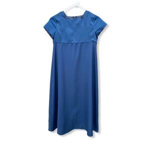 Von Bramlett‎ Blue Dress